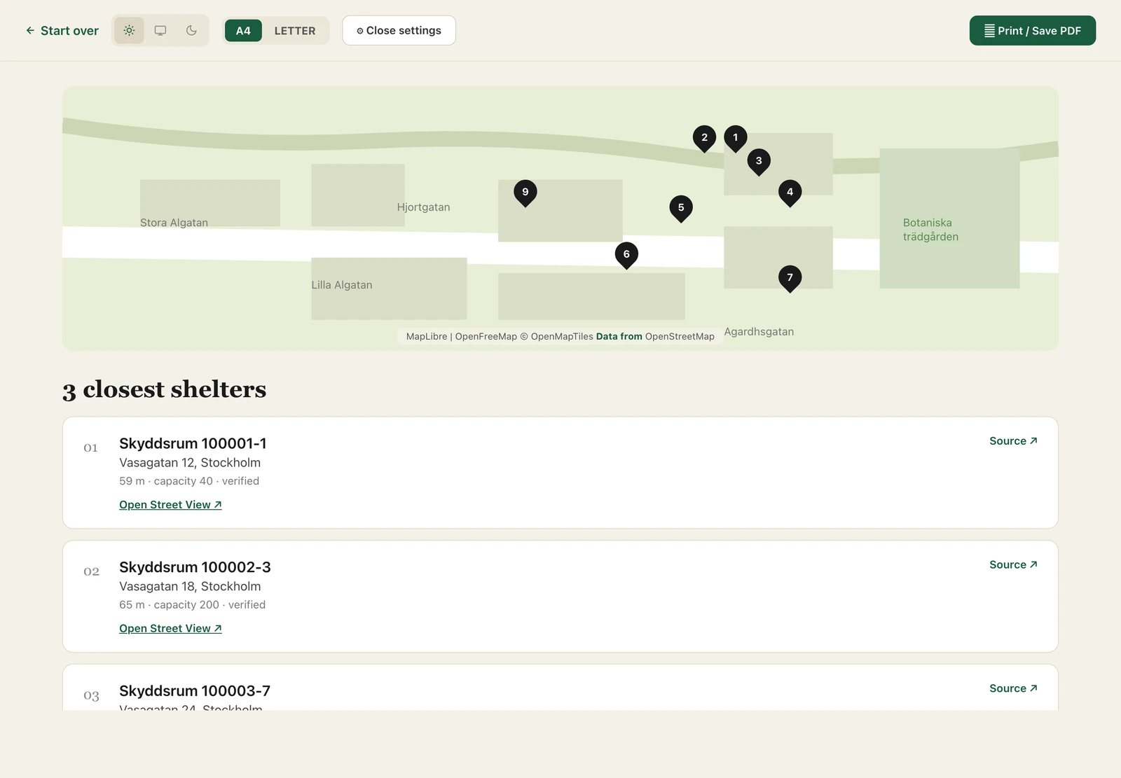 PrepSheet screenshot 4