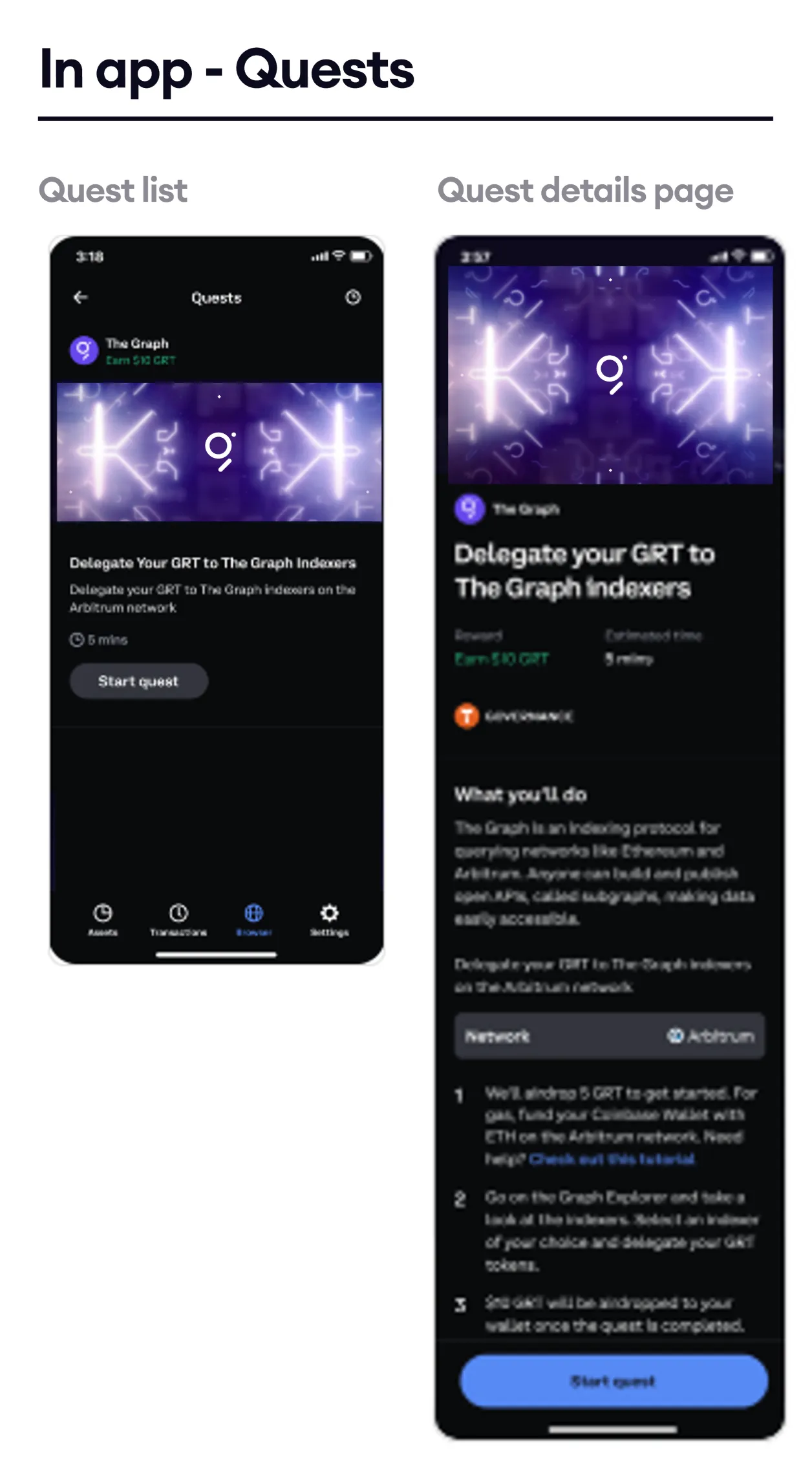 The Graph → Coinbase Campaign 